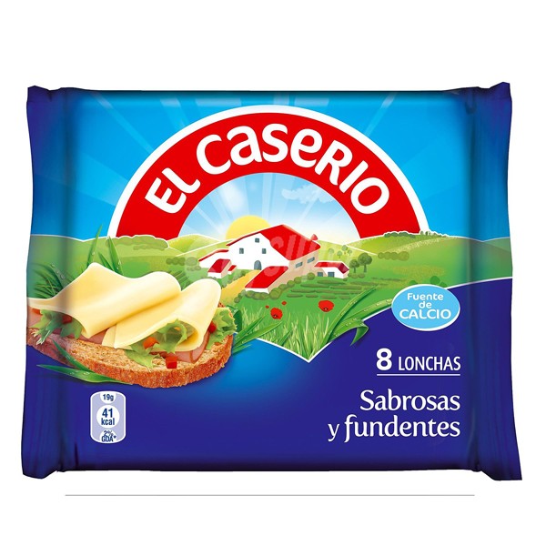 Queso Lonchas El Caserío 8u