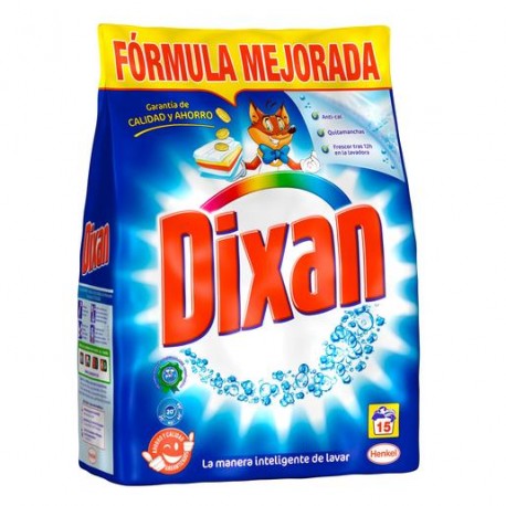 Detergente Dixan 12 cacitos