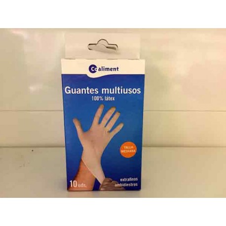 Guantes Coaliment Latex Mediano