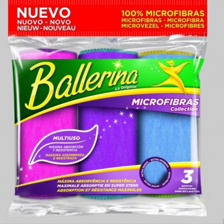 Bayeta Ballerina Microfibras 3u