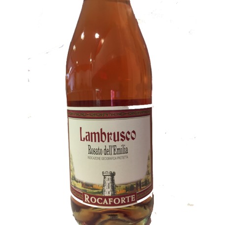 Vino Lambrusco Roccaforte Rosato 75cl