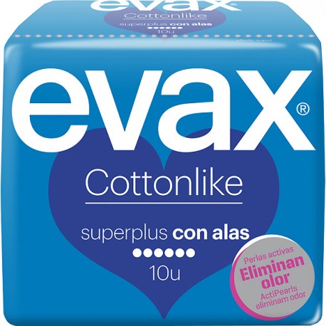 Compresas Evax Cottonlike Sup. Plus Alas