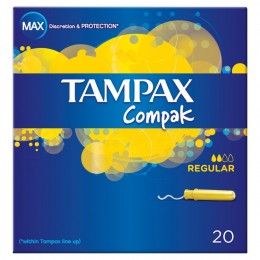 Tampón Tampax Compac Regular