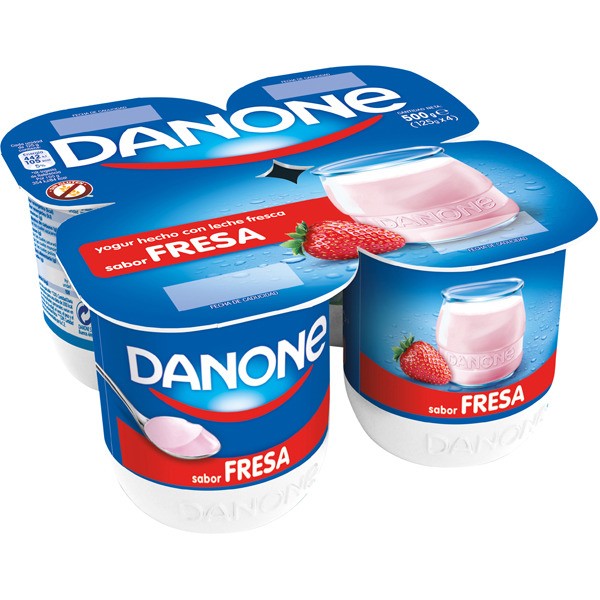 Yogur sabor limón Danone pack 4 x 125 g - Supermercados DIA