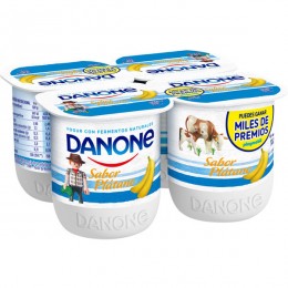 Yogurt Sabor Plátano Danone
