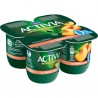 Activia 0% con melocotón Danone