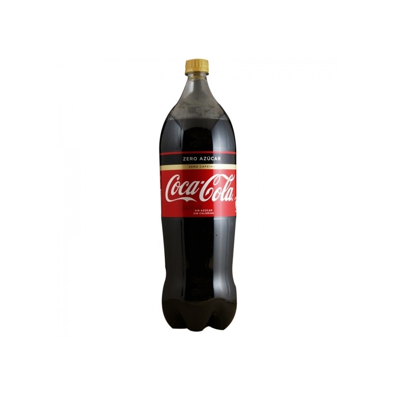 Coca Cola Zero - Bebida sin cafeína, botella de 67.6  