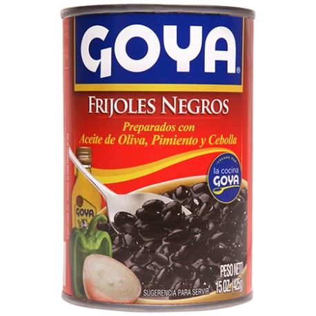 Frijoles Negros Cocidos Goya 425 gr.