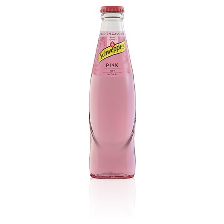 Tonica Schweppes Pink 25 cl. botella