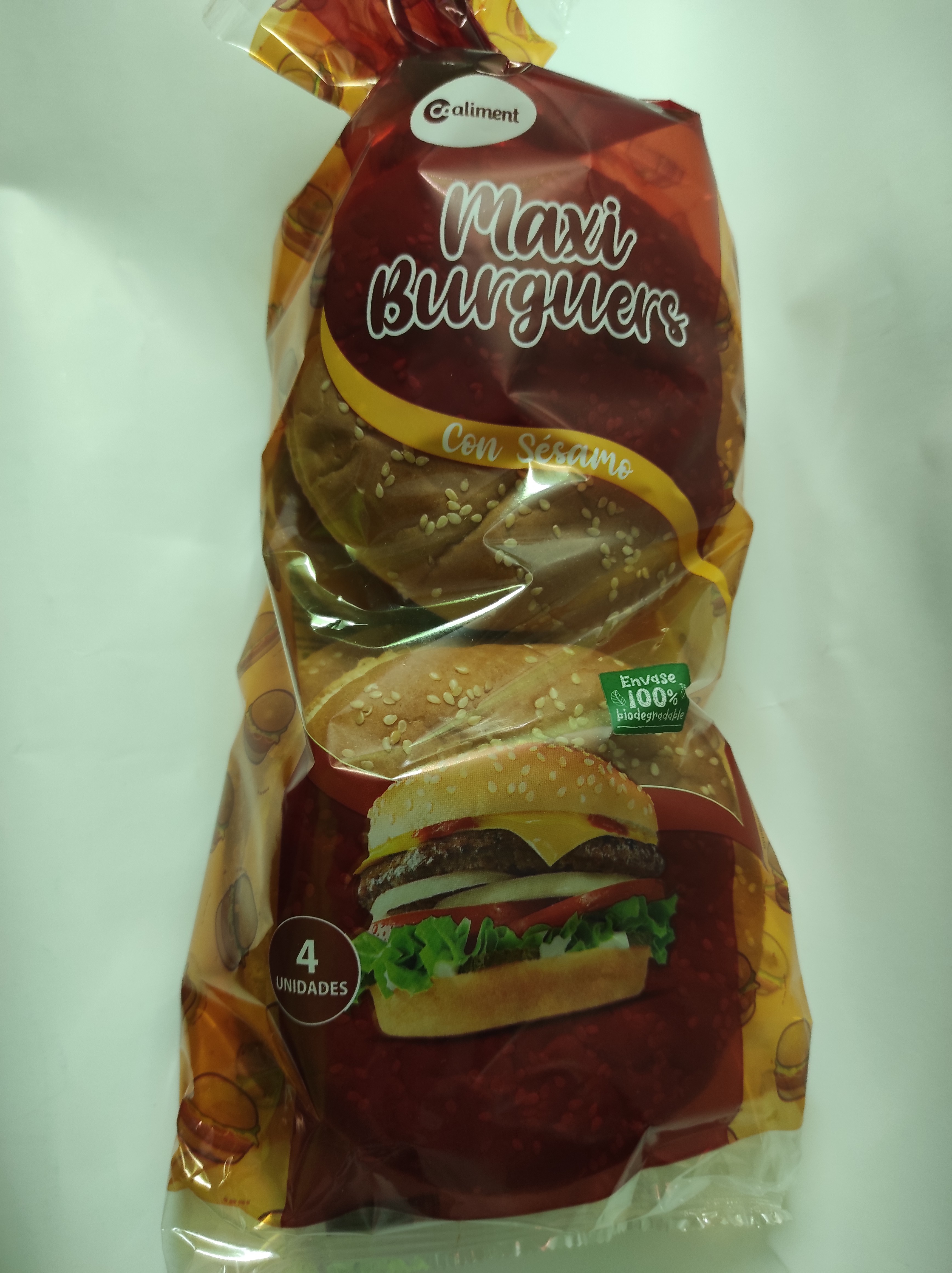 Pan de Hamburguesa Maxi Coaliment 300 gr.
