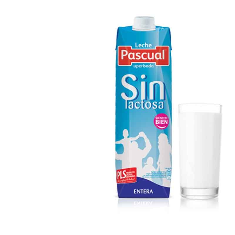 Leche Pascual Sin Lactosa Entera 1 l, Leche y Bebidas Funcionales, Leche  y Bebidas Lácteas, Lácteos y Bebidas Vegetales