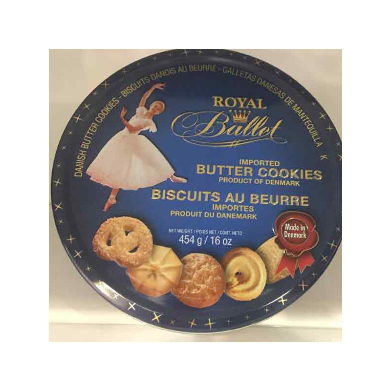 Royal Dansk - Caja de galletas danesas de mantequilla, 8 onzas