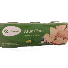 Atun Claro Coaliment Aceite Oliva Pack 3 latas
