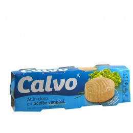 Atun Claro Calvo Aceite Vegetal Pack 3 latas