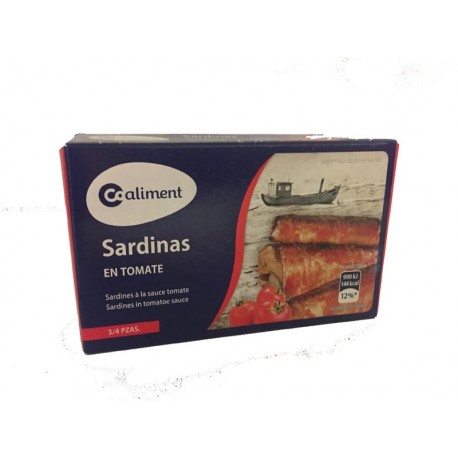 Sardinas Coaliment Tomate 125grs