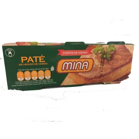 Paté Mina 80gr pack 3 latas