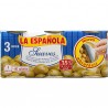 Aceitunas La Española Rellenas Suave pack 3